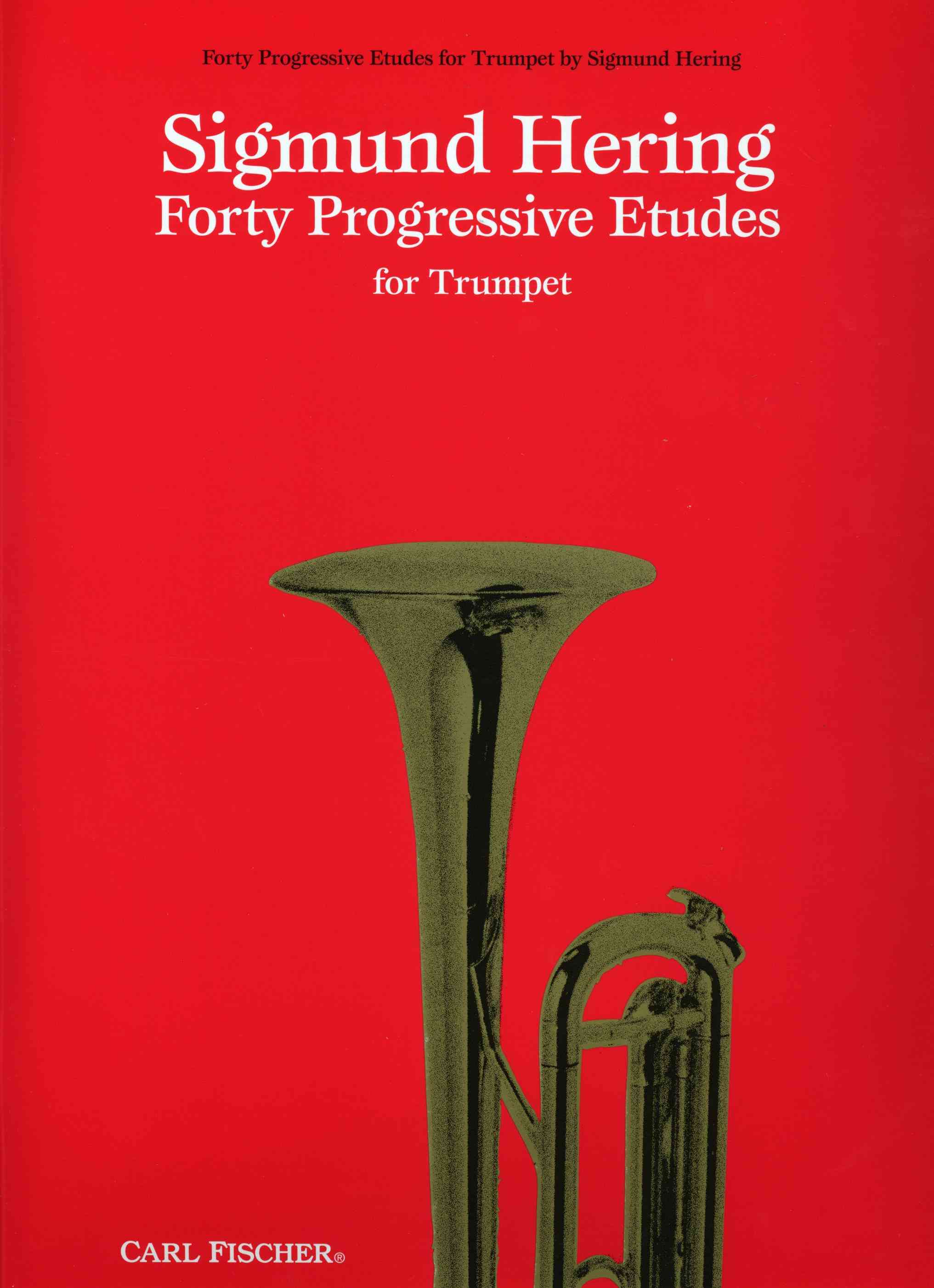 Sigmund Hering's Forty Progressive Etudes with CD | Trumpet Lessons ...