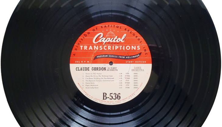Claude Gordon Capitol Records B-536
