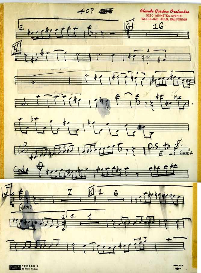 Claude Gordon solo Rhapsody by Chopin arranged by Billy May - Page 2