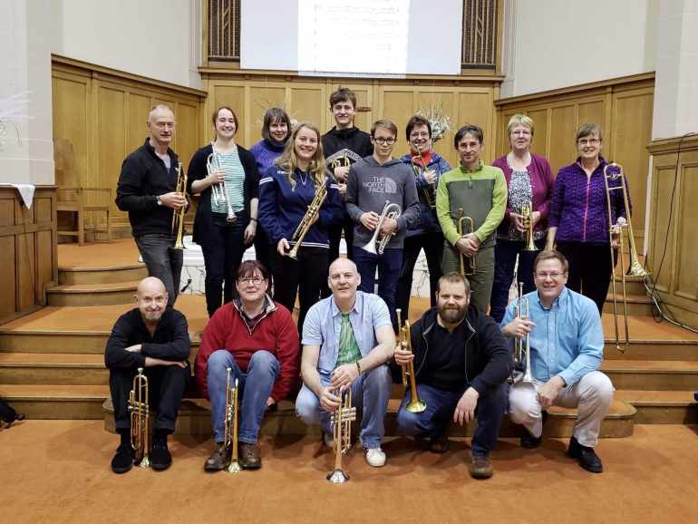 Edinburgh, Scotland Trumpet Masterclass - Group Photo