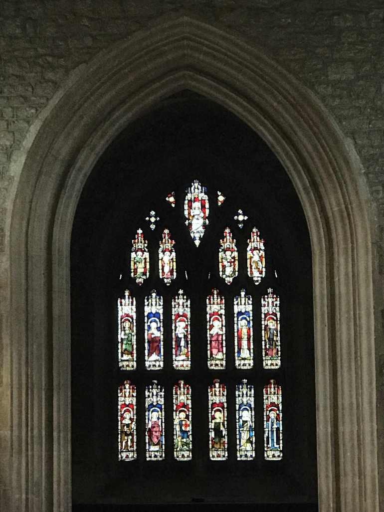 Stained Glass Window Donated by Founding Father of the United States of America