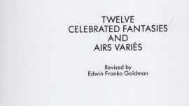 Arban's Twelve Celebrated Fantasies And Airs Variés - Piano Accompaniment