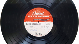 Claude Gordon Playing Capitol Records B-506