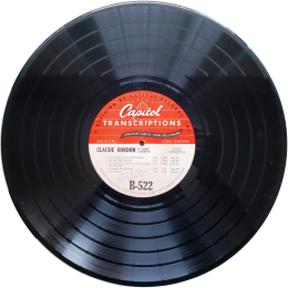 Claude Gordon Capitol Records B-522