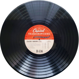 Claude Gordon Capitol Records B-536