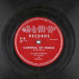 Claude Gordon Record Carnival of Venice
