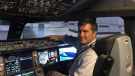 Rob Rhyne Delta Pilot Airbus 350 Cockpit